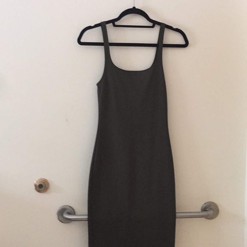 Zara Sage Green Midi Dress